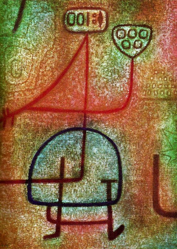 Paul Klee la belle jardiniere Norge oil painting art